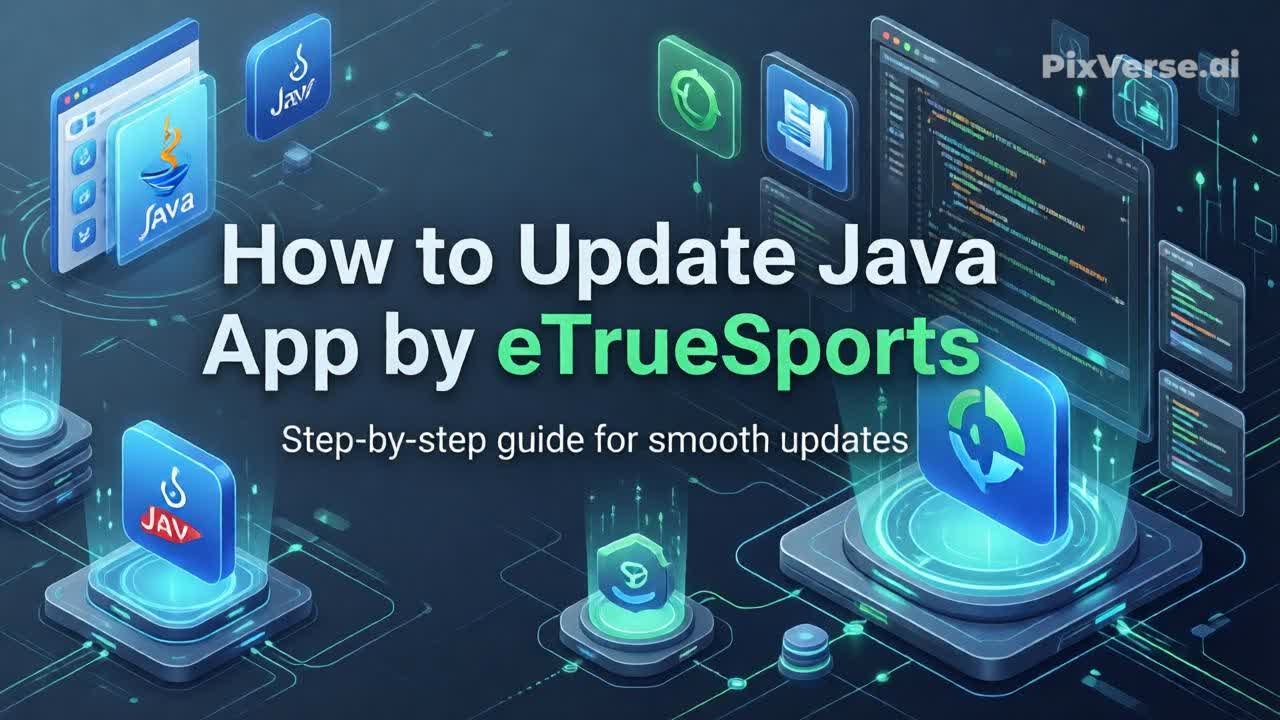 how to update java app by etruesports