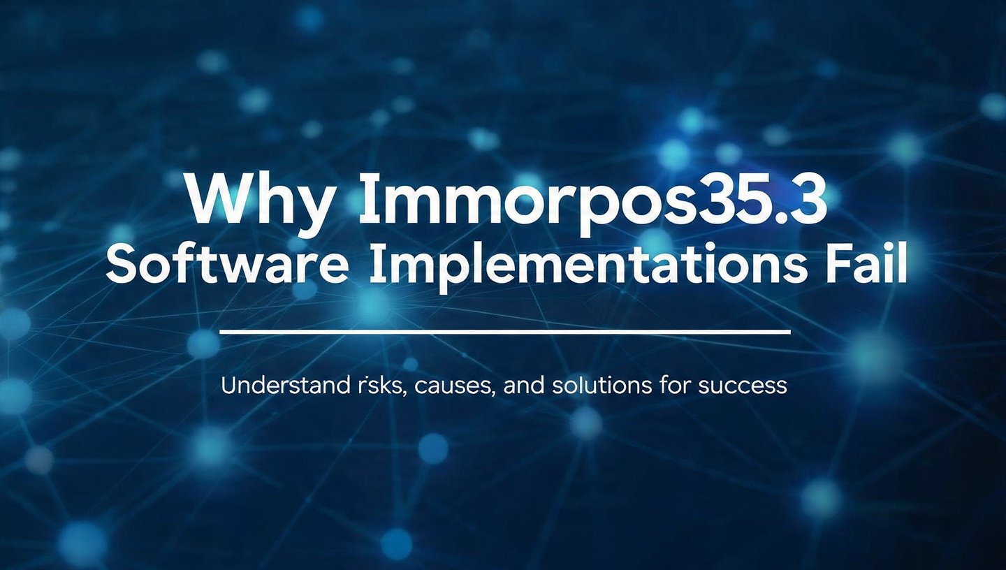 why immorpos35.3 software implementations fail