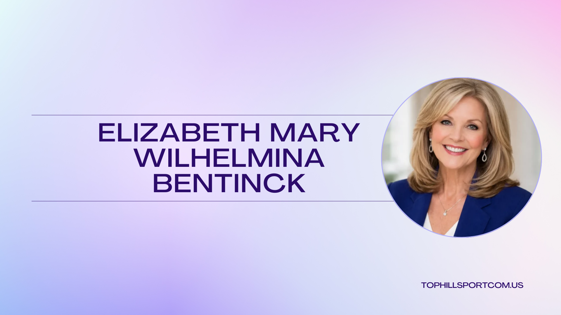 elizabeth mary wilhelmina bentinck